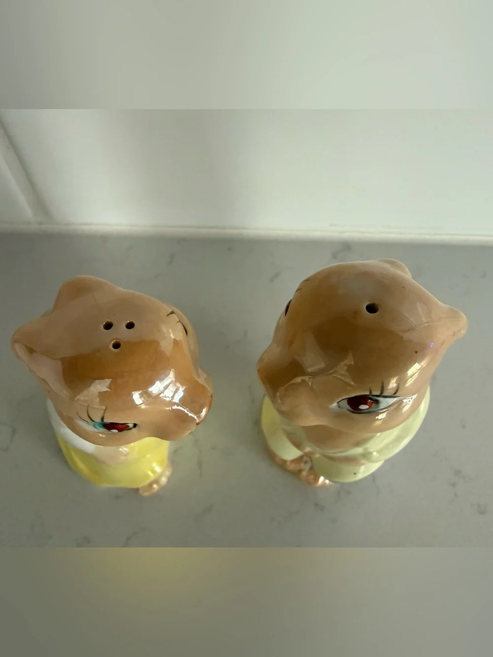 Ceramic Bunny Salt and Pepper Shaker Set